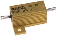 hs25-1k5-j Arcol, 1.5kΩ 25W Wire Wound Chassis Mount Resistor HS25 1K5 J ±5%