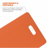 18381 Ergodyne Orange NBR Foam Kneeling Pad Resistant to Water - 1in