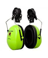 7000038212 3M 7100095550 Wireless Listen Only Ear Defender with Helmet Attachment, 32dB, Green, Noise Cancelling Microphone