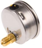 7656102 WIKA Analogue Pressure Gauge 400bar Back Entry 100mm Outside Diameter