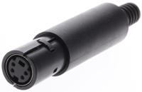 463-417 RS PRO 4 Pole Miniature Din Socket, 1A, 100 V ac, Female, Cable Mount