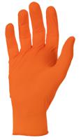 ga0055 Unigloves Orange Powder-Free Nitrile Disposable Gloves, Size 10, XL, 100 per Pack