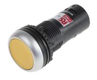 145-0617 RS PRO Push Button Complete Unit, Panel Mount, 22mm Cutout, DPST, IP65