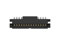 284257-e ERNI 284257 Series Vertical Surface PCB Header, 14 Contact(s), 0.8 mm Pitch, 1 Row, Shrouded