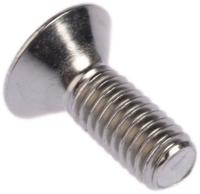 304-4918 RS PRO Stainless Steel Hex Socket Countersunk Screw, ISO 10642, M3 x 8mm