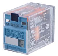 c7-a20x-dc-12-v Releco Plug In Power Relay, 12V dc Coil, 10A Switching Current, DPDT