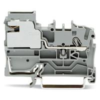 2002-7111 WAGO  TOPJOB S Series Grey, 2.5mm², 1-Level, Push In Termination