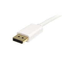 mdp2dpmm1mw StarTech.com Male Mini DisplayPort to Male DisplayPort, PVC  Cable, 4K @ 60 Hz, 1m