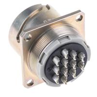 84031132 Souriau Sunbank by Eaton Circular Connector, 12 Contacts, Panel, Standard Connector, Socket, Male, IP65, 840 Series