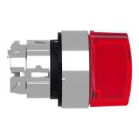 zb4bk1543 Schneider Electric Harmony XB4 Series 3 Position Selector Switch Head, 22mm Cutout, Red Handle
