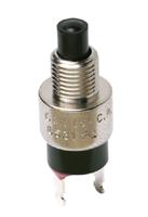 8531mzqe2 C & K 85000 Series Push Button Switch, (On)-Off, Panel Mount, SPST, Black LED, 120V