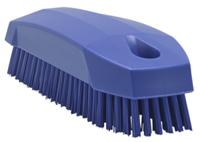 64408 Vikan Hard Bristle Purple Scrubbing Brush, 17mm bristle length, Polyester bristle material