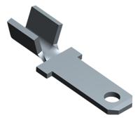 62122-1 TE Connectivity FASTON .110 Uninsulated Male Spade Connector, Tab, 2.79 x 0.51mm Tab Size, 0.3mm² to 0.8mm²