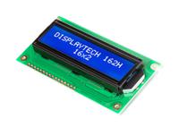 162h-cc-bc-3lp Displaytech 162H CC BC-3LP 162H Alphanumeric LCD Display, White on, 2 Rows by 16 Characters, Transmissive