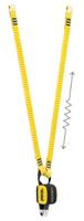 l014ab01 Petzl 2000mm Fall Arrest Lanyard MGO 60 Locking Carabiner Twin