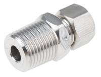 123-5579 RS PRO 1/2 NPT Compression Fitting for Use with Thermocouple or PRT Probe, 8mm Probe, RoHS Compliant Standard