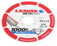 2030865 Lenox Aluminium Oxide Cutting Disc, 115mm x 1.3mm Thick, Medium Grade, P80 Grit
