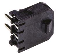 43650-0200 Molex Micro-Fit 3.0 Series Right Angle Through Hole PCB Header, 2 Contact(s), 3 mm Pitch, 1 Row, Shrouded