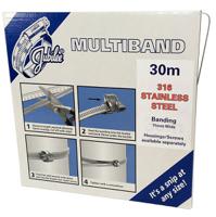 mb1902 Jubilee Stainless Steel Hex Screw Banding, 11mm Band Width