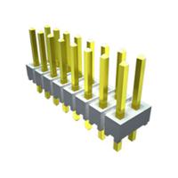 htsw-106-07-l-d Samtec HTSW Series Straight Through Hole Pin Header, 12 Contact(s), 2.54 mm Pitch, 2 Row, Unshrouded