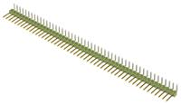 5-826631-0 TE Connectivity AMPMODU MOD II Series Right Angle Through Hole Pin Header, 50 Contact(s), 2.54 mm Pitch, 1 Row,
