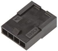 43640-0401 Molex, Micro-Fit 3.0 Male Connector Housing, 3mm Pitch, 4 Way, 1 Row