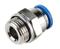 qs-g38-10 Festo QS Series Straight Threaded Adaptor, G 3/8 Male to Push In 10 mm, Threaded-to-Tube Connection Style, 186102