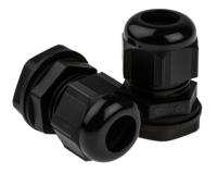 pmc20-bk080 Alpha Wire FIT Wire Management Series Black PA 6 Cable Gland, M20 Thread, 6mm min., 12mm max., IP66, IP68