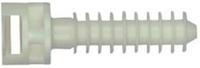 chem8a MECATRACTION White Cable Tie Mount