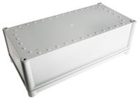pc-3819-13-g-enclosure Fibox SOLID PC Series Grey Polycarbonate Enclosure, IP67, Grey Lid, 378 x 188 x 130mm
