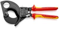 95-36-280 Knipex Knipex VDE/1000V Insulated Ratchet Cable Cutters