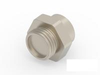 254154-e ERNI Tan Connector Hardware, Shell Size 9mm for use with M8 Connector
