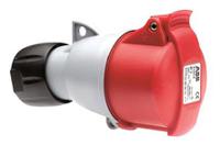 2cma102051r1000-432ec6 Amphenol Industrial, Easy & Safe IP44 Red Cable Mount 3P + N + E Industrial Power Socket, Rated At 32A, 415 V