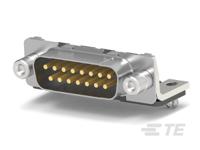 3-338169-2 TE Connectivity 15 Way Right Angle Through Hole D-sub Connector Plug
