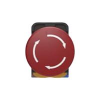 pbes22l11m3r TE Connectivity PBES22 Series Illuminated Emergency Stop Push Button, Panel Mount, 22.3mm Cutout, SPDT, IP20, IP65