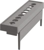 cnmb2tg508 CAMDENBOSS Polycarbonate Terminal Cover, 20mm H, 14mm W, 36mm L for Use with CNMB DIN Rail Enclosure
