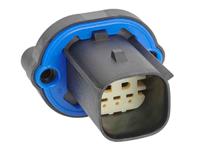 1480286001 Molex, MX150 Connector Housing Plug Panel Mount 6 Way, Crimp Termination