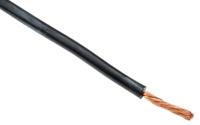 175-7481 Staubli SiliVolt-1V Series Black 2.5 mm² Hook Up Wire, 651/0.07 mm, 25m, Silicone Insulation