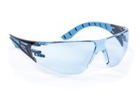 rly00235 Riley STREAM Anti-Mist UV Safety Glasses, Blue Polycarbonate Lens