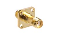 2991-6007 Amphenol RF Straight 50Ω RF Adapter SMA Socket to SMA Socket 18GHz