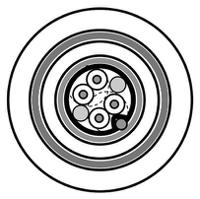 9842ls00500 Belden 9842LS Series Twisted Pair Cable, 4 Cores, 24 AWG, 500m, Aluminium/Polyester Foil Shield, Multipaired Cable