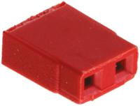 m7566-05 HARWIN Jumper Female Straight Red Open Top 2 Way 1 Row 2.54mm Pitch
