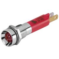 17-050350 EAO 17-05 Series Red Panel Mount Indicator, 24, 8 Mounting Hole Size, Plug-In Termination, IP40, IP65