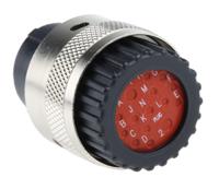 tn6s16-0213p1l-192900-0507 ITT Cannon Circular Connector, 15 Contacts, Cable, Standard Connector, Plug, Male, IP67, Trident Neptune Series