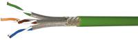 sf600p4pur10 AXINDUS, 100m Cat7, Green, S/FTP Shielded, Unterminated PUR Sheath