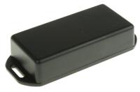 1551kflbk Hammond 1551 Series Black ABS Enclosure, IP54, Flanged, Black Lid, 80 x 40 x 20mm