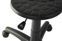 625-807 RS PRO Black Polyurethane Stool, 100kg Weight Capacity