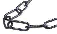 750-525 RS PRO Japanned Steel Chain, 10m Length, 85 kg Lifting Load