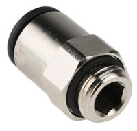 3101-10-13 Legris LF3000 Series Straight Threaded Adaptor, G 1/4 Male to Push In 10 mm, Threaded-to-Tube Connection Style
