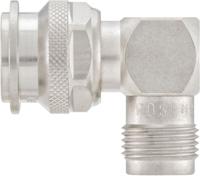 56s201-k00n5 Rosenberger Right Angle 50Ω RF Adapter TNC Plug to TNC Socket 10GHz